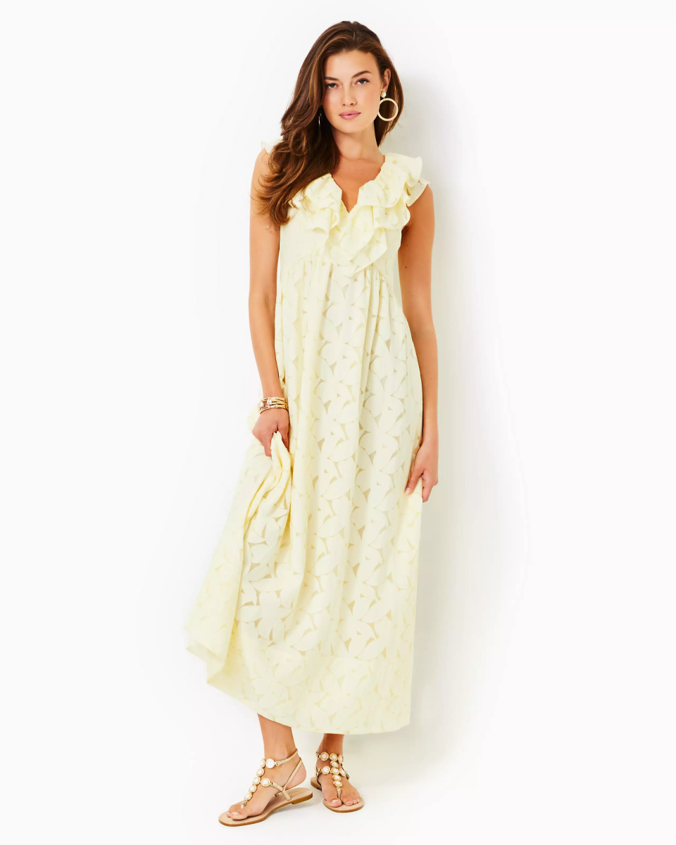 Lilly Pulitzer Ritamarie Ruffle Maxi Dress