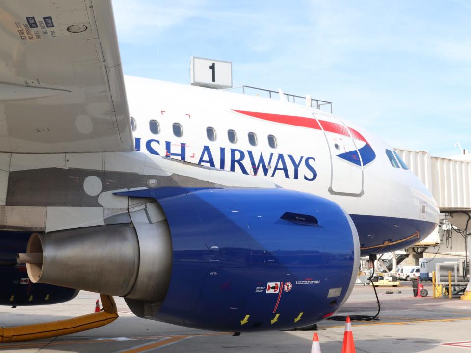 British Airways Airbus A318 JFK Tour