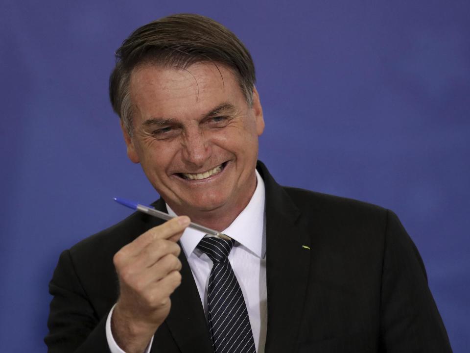 Brazil’s far-right President Jair Bolsonaro sparked outrage when he said Brazil should not be “the country of gay tourism”.“Anyone who wants to come here to have sex with a woman, feel free,” Bolsonaro told national reporters in Brasilia on Thursday morning, O Antagonista reported.“But we can’t let this place become known as a gay tourism paradise,” he added. “Brazil can’t be a country of the gay world, of gay tourism. We have families,” His statements caused immediate reactions by LGBT+ rights activists and opposition politicians.Jean Wyllys, an openly gay politician who fled in exile in January after receiving death threats, called the statements an “unhappy declaration” against the LGBT+ community, in a video posted on Twitter.“[Bolsonaro] is in line with far-right populist governments emerging across the world, who use gender issues to stir up hate against minorities in society.” Maria Do Rosado, former Secretary of State for Human Rights and a politician for Brasil’s left-leaning Workers’ Party (PT) said on Twitter: “Bolsonaro disrespects one more time Brazilian women claiming they are available for sexual tourism.“Bolsonaro attacks one more time LGBTs. Bolsonaro offers Brasil as a brothel.”She added on Facebook: “Brazil can and should be the country of diversity and of all families. What Brazil cannot do is be a homophobic, sexist, racist, militia, orange and Fake News country.”In the past, Bolsonaro notoriously attacked Do Rosado saying: “I would never rape you because you do not deserve it.”“Another damage to the image of our country!” tweeted Carlos Tufvesson, an openly gay fashion designer who is well-known for his activism in Brasil.Even Paulo Coelho, the most famous contemporary Brazilian novelist, came out against Bolsonaro.“Brazilian women ARE NOT a commodity. Sex tourism is NOT a reason to visit Brasil,” he wrote on Twitter.This is not the first of Bolsonaro’s homophobic statements. In the past he bragged that he was “homophobic, and very proud”, and that he’d rather have a dead son than a homosexual son.After Bolsonaro assumed office this year, his government turned sharply against LGBT+ rights and feminism, supporting what they view as ‘traditional’ family values instead.“Girls wear pink, and boys wear blue,” Damares Alves, the evangelical pastor appointed Minister of Women and Family, said on her first day in office. “Girls will be princesses, and boys will be princes,” she added. “There will be no more ideological indoctrination of children and teenagers in Brazil.”Newly elected President, Bolsonaro accumulated an impressive amount of controversial statements in his time as Federal Deputy for Rio de Janeiro. He has attacked minorities, including indigenous groups, Brazilians of colour and the LGBT+ community, and publicly referred to the military dictatorship that ruled Brazil between 1964 and 1985 as a “glorious” period.His latest comments came as he addressed reporters about the decision of the American Museum of Natural History not to host an event in which Bolsonaro was due to be honoured.
