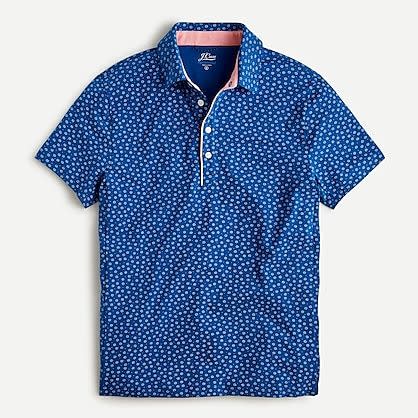 J.Crew Performance Jersey Polo Shirt in Print