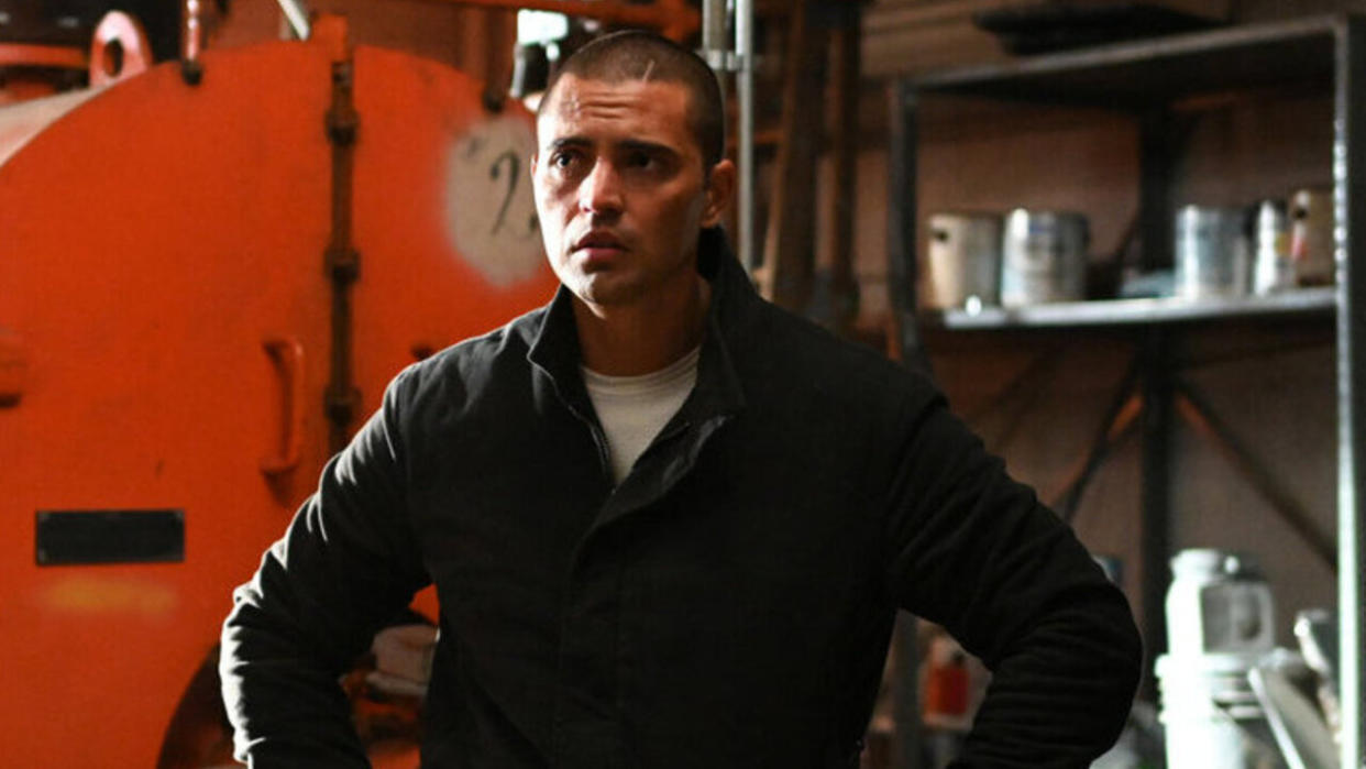  Benjamin Levy Aguilar looking conflicted as Torres in Chicago P.D. Season 10 