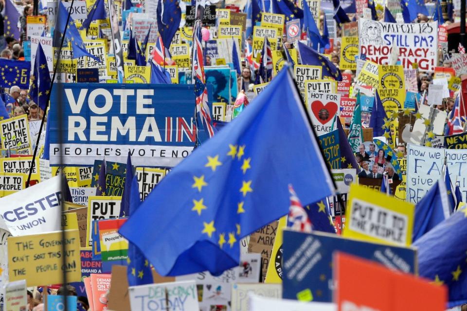 Anti-Brexit campaigners will march through central London this weekend to "say no to Boris and yes to Europe".Protestors will take part on the March for Change to demand an end to Brexit as they call on Mr Johnson to stop "hurtling us towards the cliff edge".Activists hope to send a clear message to the Tory leadership frontrunner with a "Donald Trump-style" blimp set to fly over the heads of marchers.Here's all you need to know about the March for Change. When is the March for Change?The march will take place at 12pm on Saturday, July 20. What is the route of the March for Change?Campaigners are being told to meet at Park Lane for midday. The meeting point is next to the Hilton Hotel.After meeting at Park Lane, campaigners will then march to Parliament Square where a number of speakers will be heard.If you're travelling on the London Underground, the nearest Tube stations are Marble Arch on the Central line or Bond Street, which is on the Central and Jubilee linesBut if you are coming from further afield, coaches have been booked to take people into London from all corners of the UK. Is there a map?There is, and it is here. What celebrities and parties have signed up to take part in the march?Singer Billy Bragg, presenter Sandi Toksvig and Gavin Esler have all signed up so far, along with Caroline Criado-Perez and Ayesha Hazarika.Other supporters include the Lib Dems and the Green Party along with Best for Britain and Women for a People's Vote. Why is the March for Change happening?Mr Johnson is the favourite by some margin to replace Theresa May as Prime Minister next week, and organisers say they're marching now to "make it clear to Boris Johnson that we want to stop the Brexit chaos".Campaigners say that more focus needs to be placed on the NHS, schooling and affordable housing instead of resources being put towards Brexit.They add: "This is a national emergency. We won’t put up with a hard Brexit PM being imposed on the country and hurtling us towards the cliff edge."We can only solve the big global challenges - from climate change to terrorism - by working with Europe and the rest of the World."We can build that better tomorrow through the most successful peace project in history."No to Boris. Yes to Europe."