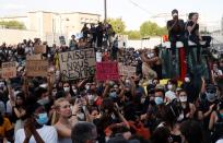 Banned demonstration in Paris in memory of Adama Traore in Paris