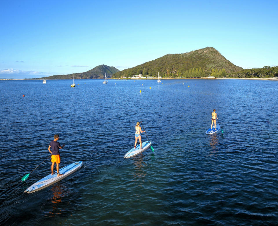 This is a great way to see Port Stephens and also get your daily workout in. Source: Supplied