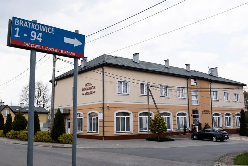 View of Hotel Zacisze in Bratkowice