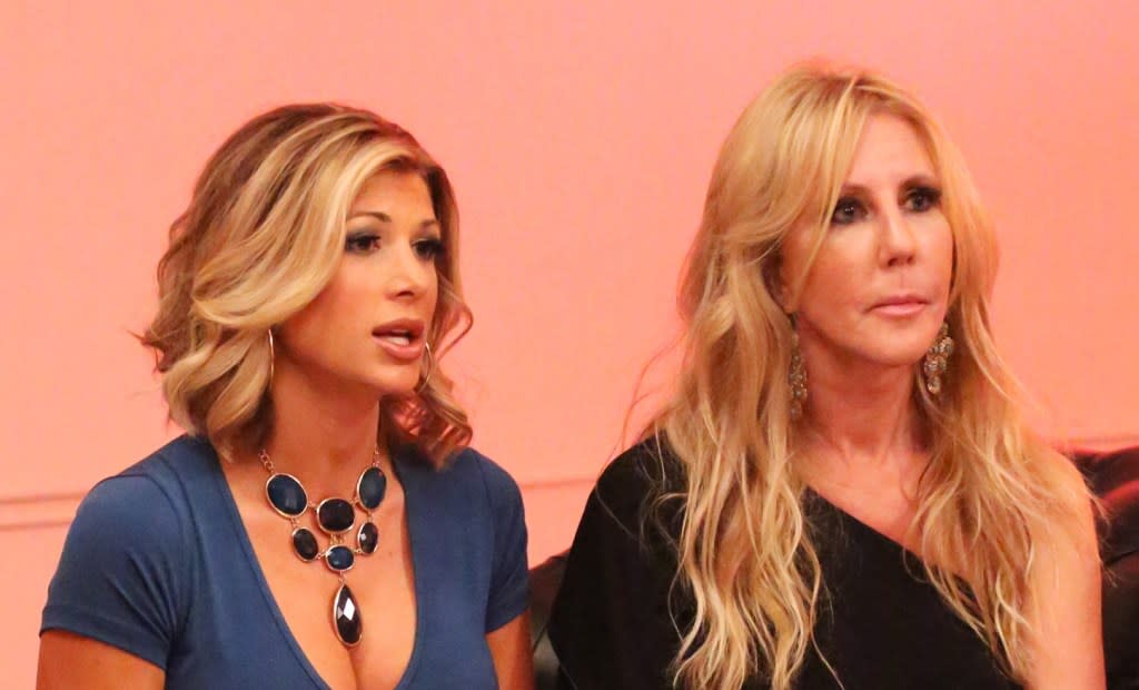 Alexis Bellino and Vicki Gunvalson of The Real Housewives of Orange County