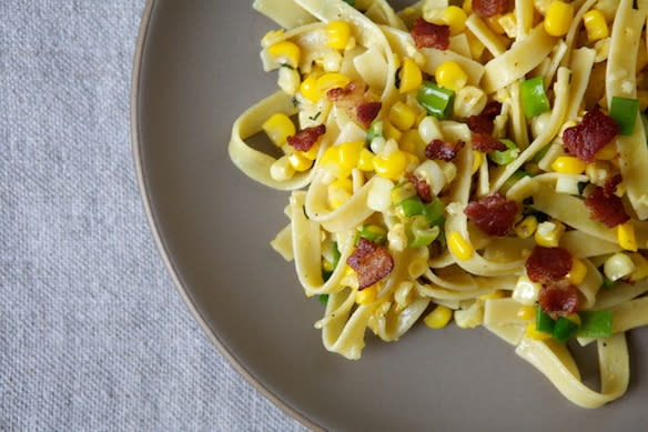 Buttered Corn and Noodles