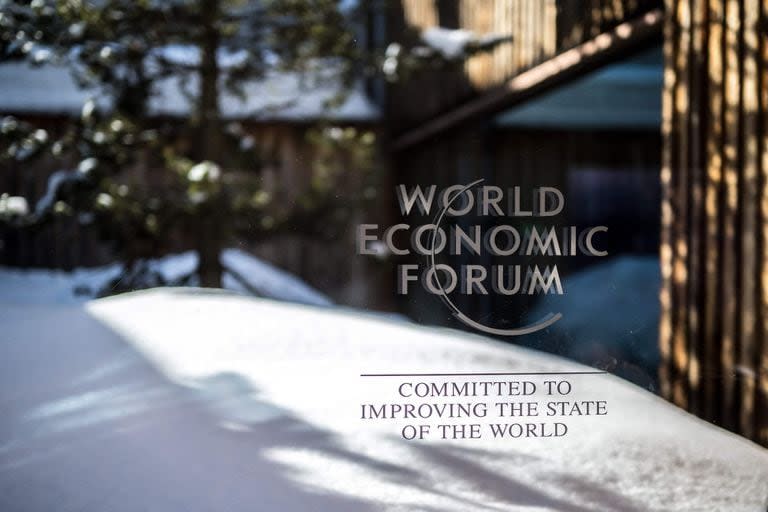 El logo del Foro de Davos  