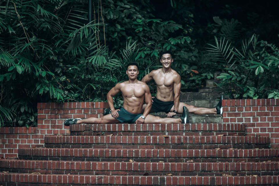 Singapore #Fitspo of the Week: Brandon Teo, Joseph Edward Gragasin (PHOTO: Cheryl Tay)
