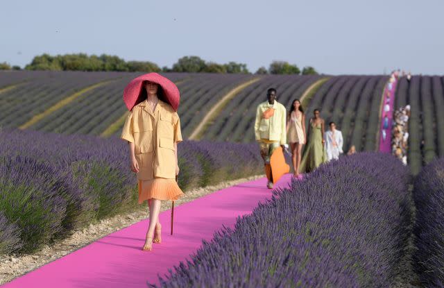 Models on the catwalkJacquemus co-ed show, Runway, Spring Summer 2020, Provence, France - 24 Jun 2019