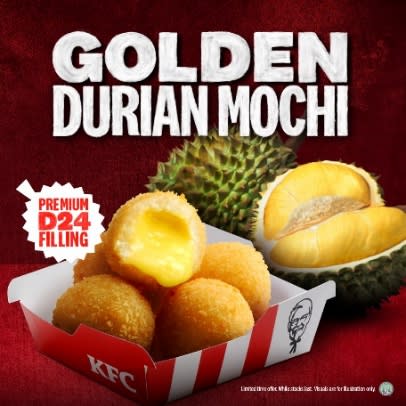 KFC — Golden Durian Mochi