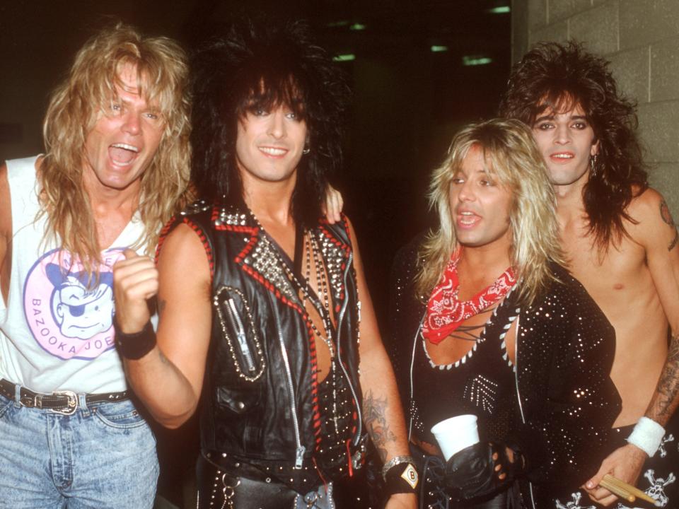 Motley Crue in the '70s.