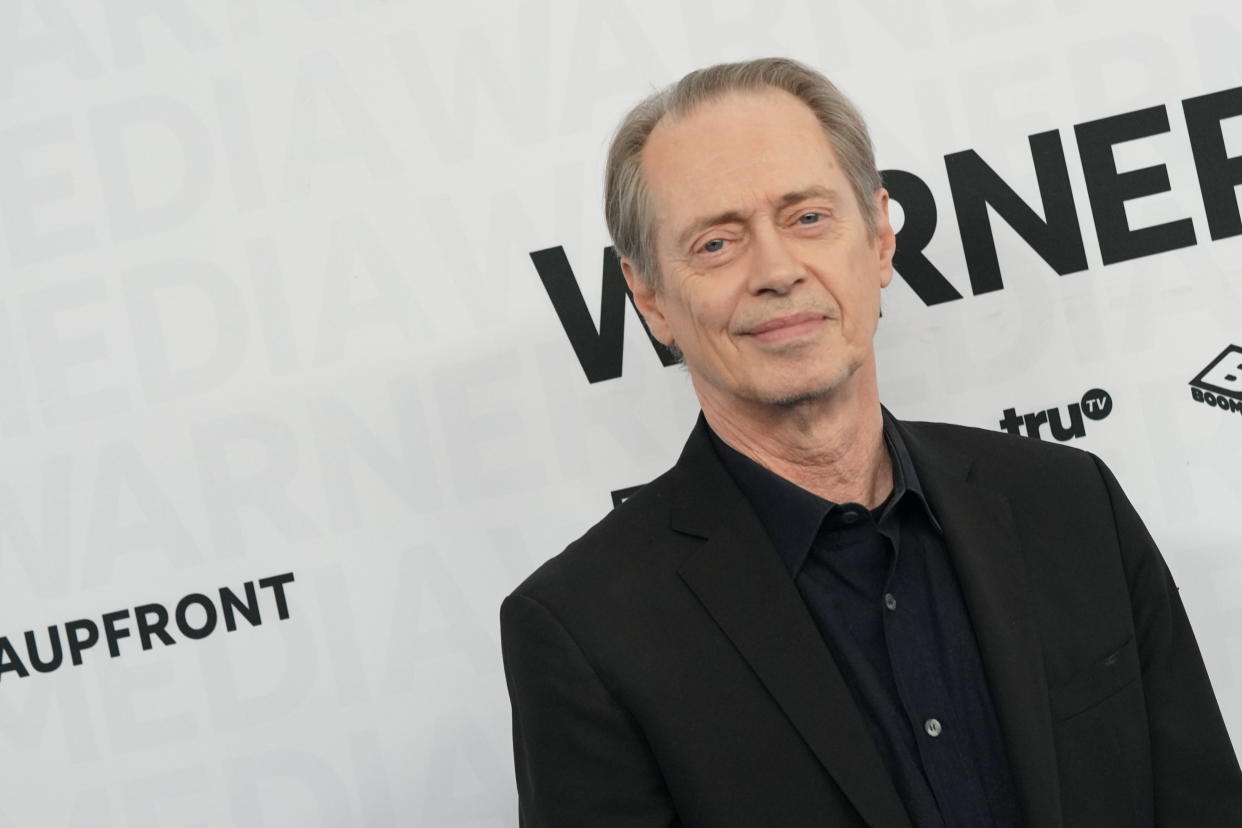 Steve Buscemi arrives to the 2019 WarnerMedia Upfront, held at Madison Square Garden in New York City, New York on Wednesday, May 15, 2019. (Photo by Jennifer Graylock/Sipa USA)