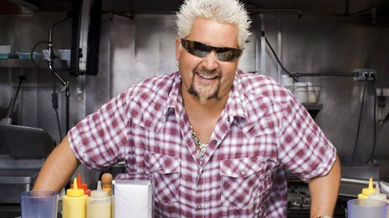 Guy Fieri on 'Diners, Drive-Ins, and Dives'