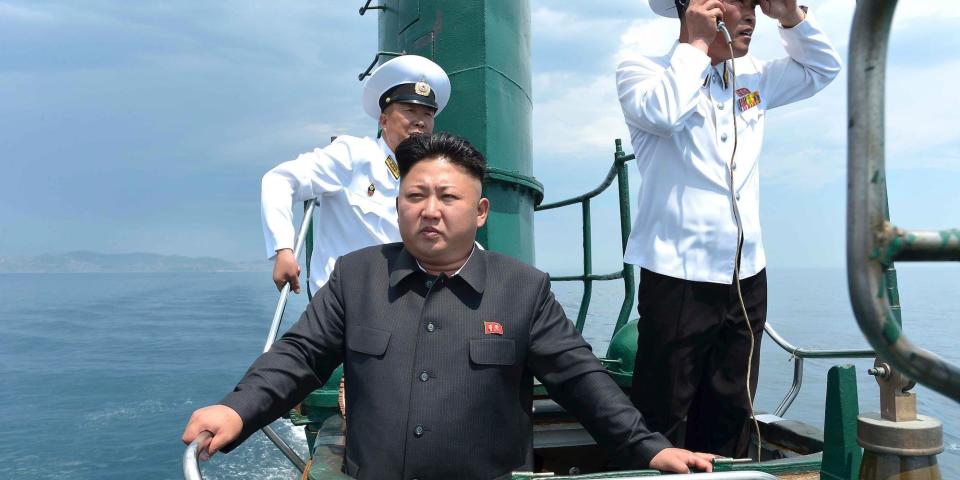 North Korea Kim Jong Un submarine