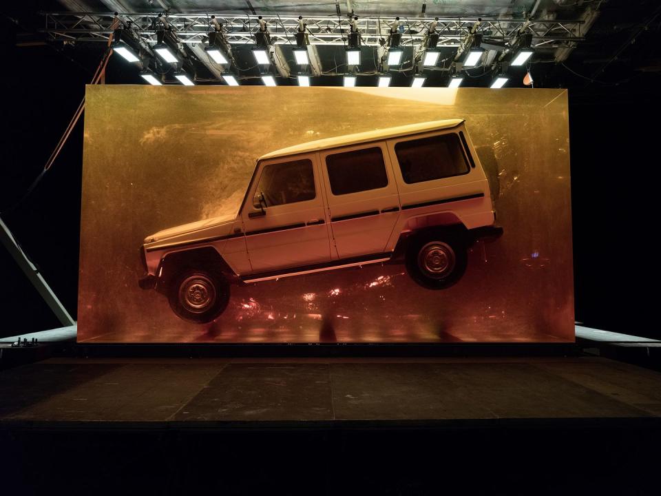 Mercedes Put a 1979 G-Wagen in 50 Tons of Resin