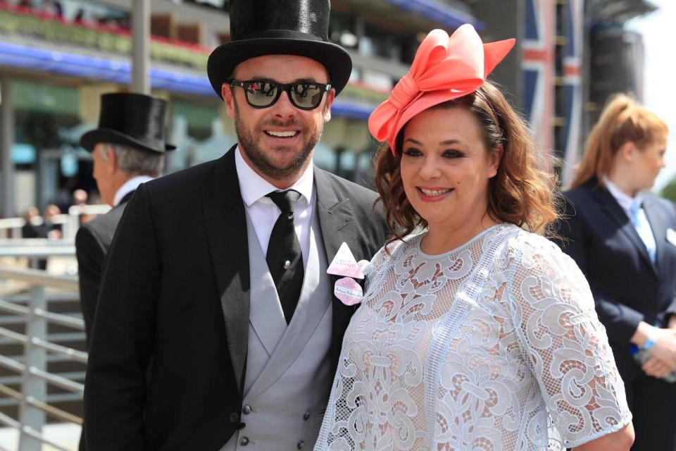 Over: Ant McPartlin with Lisa Armstrong: Adam Davy/PA Wire