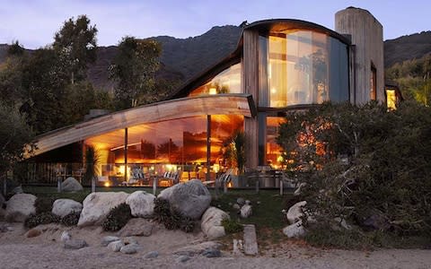 An LA home designed by John Lautner in 1979 - Credit: REX/Shutterstock