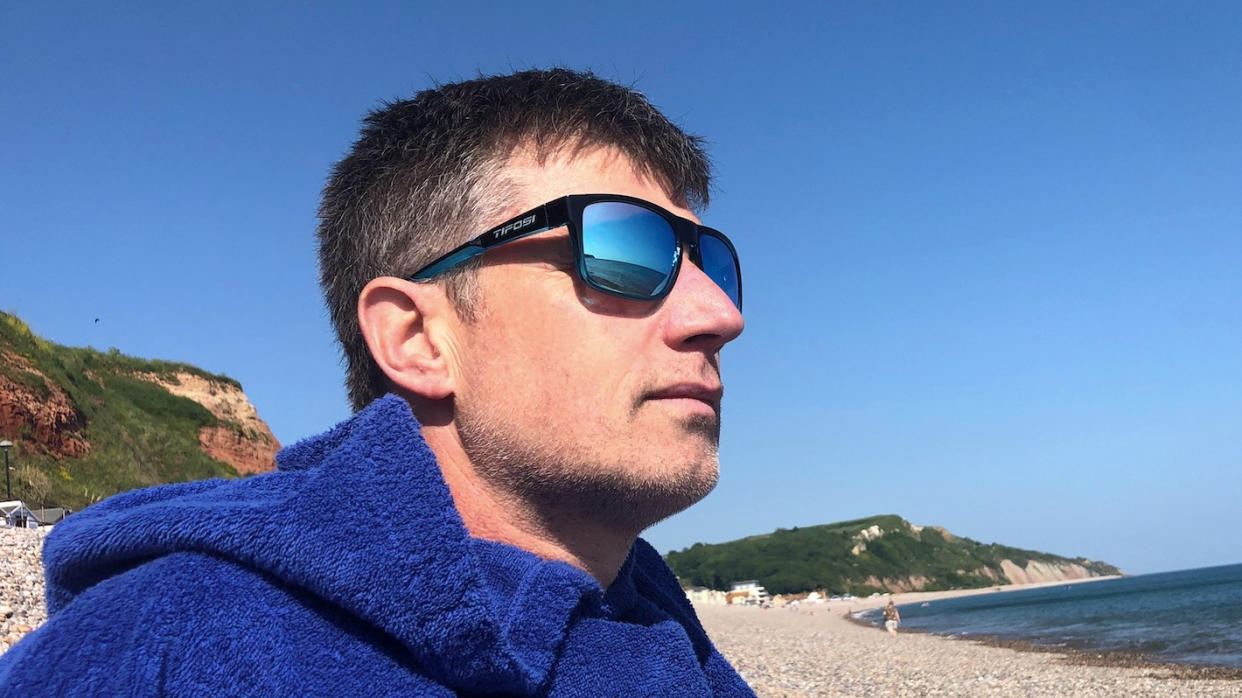  Man wearing Tifosi Swick sunglasses 