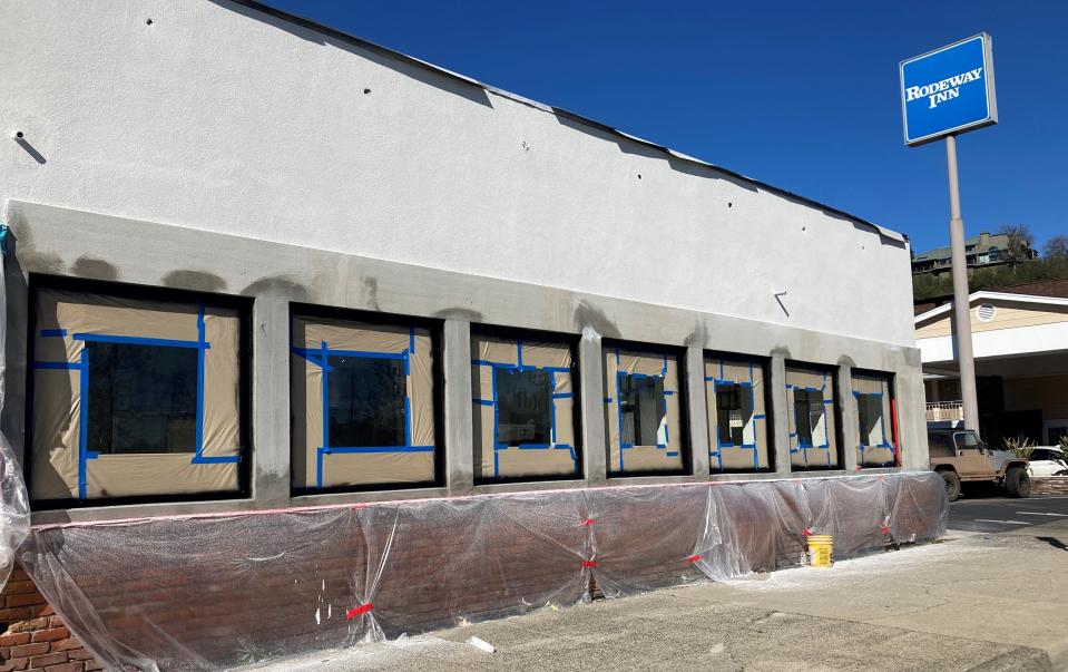 The same family that owns the Rodeway Inn on North Market Street is remodeling this building to make room for a new restaurant that expects to open in March 2023.