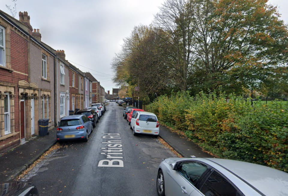 The dispute over parking spaces has been escalating for residents on British Road in Bedminster, Bristol. (Google)