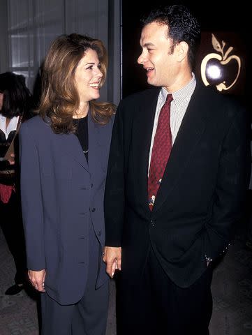 <p>Ron Galella, Ltd./Ron Galella Collection/Getty</p> Tom Hanks and Rita Wilson in 1994