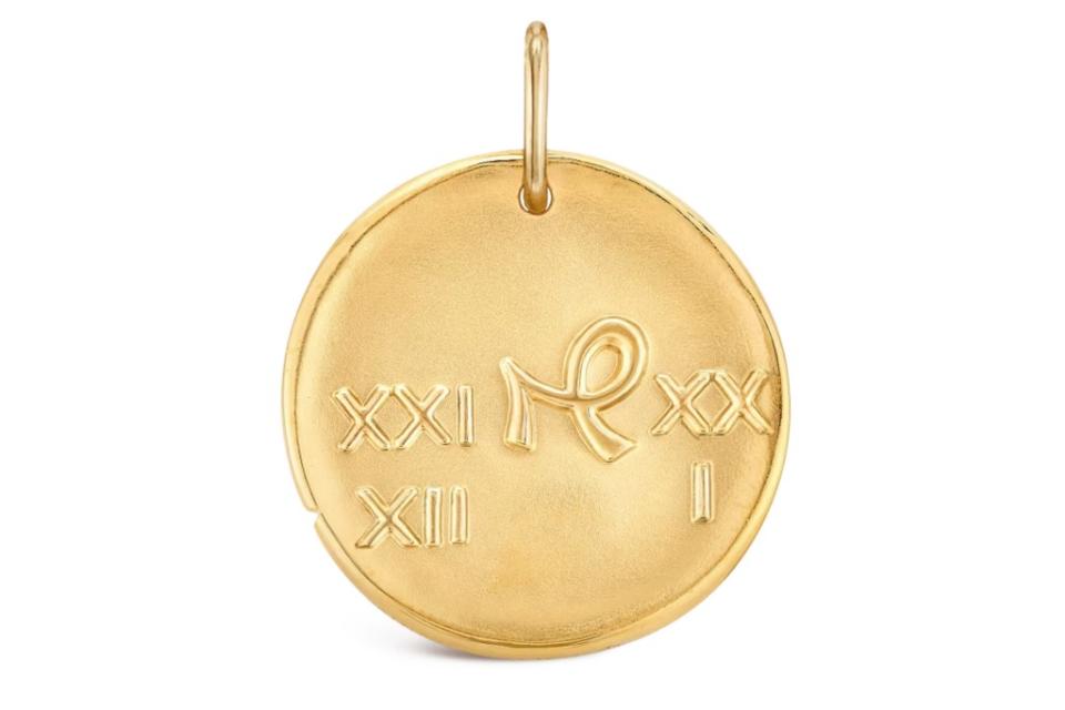 Van Cleef & Arpels Zodiaque Capricorni medal in 18-k yellow gold, $2,430