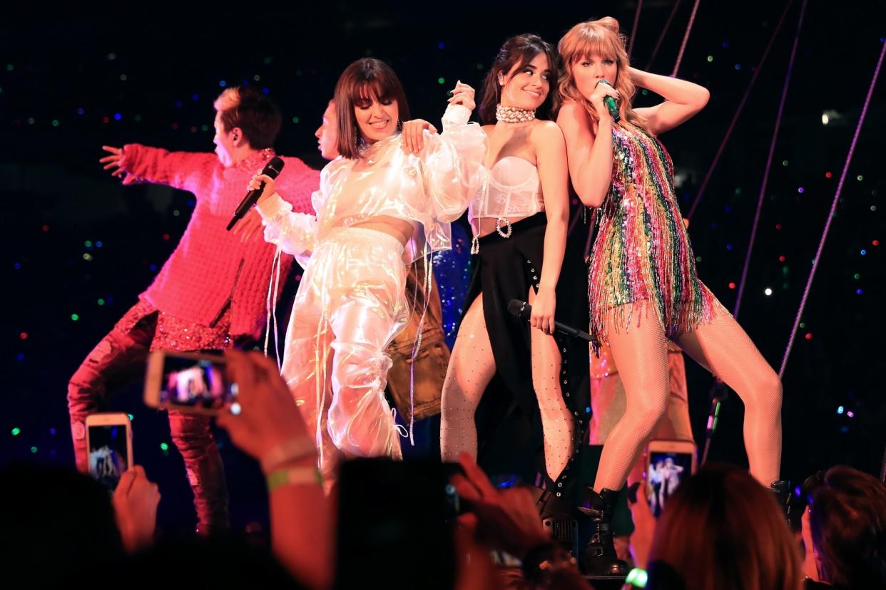 Cancelled: Camila Cabello has sadly pulled out of Taylor Swift's May 22 concert in Seattle: Getty Images