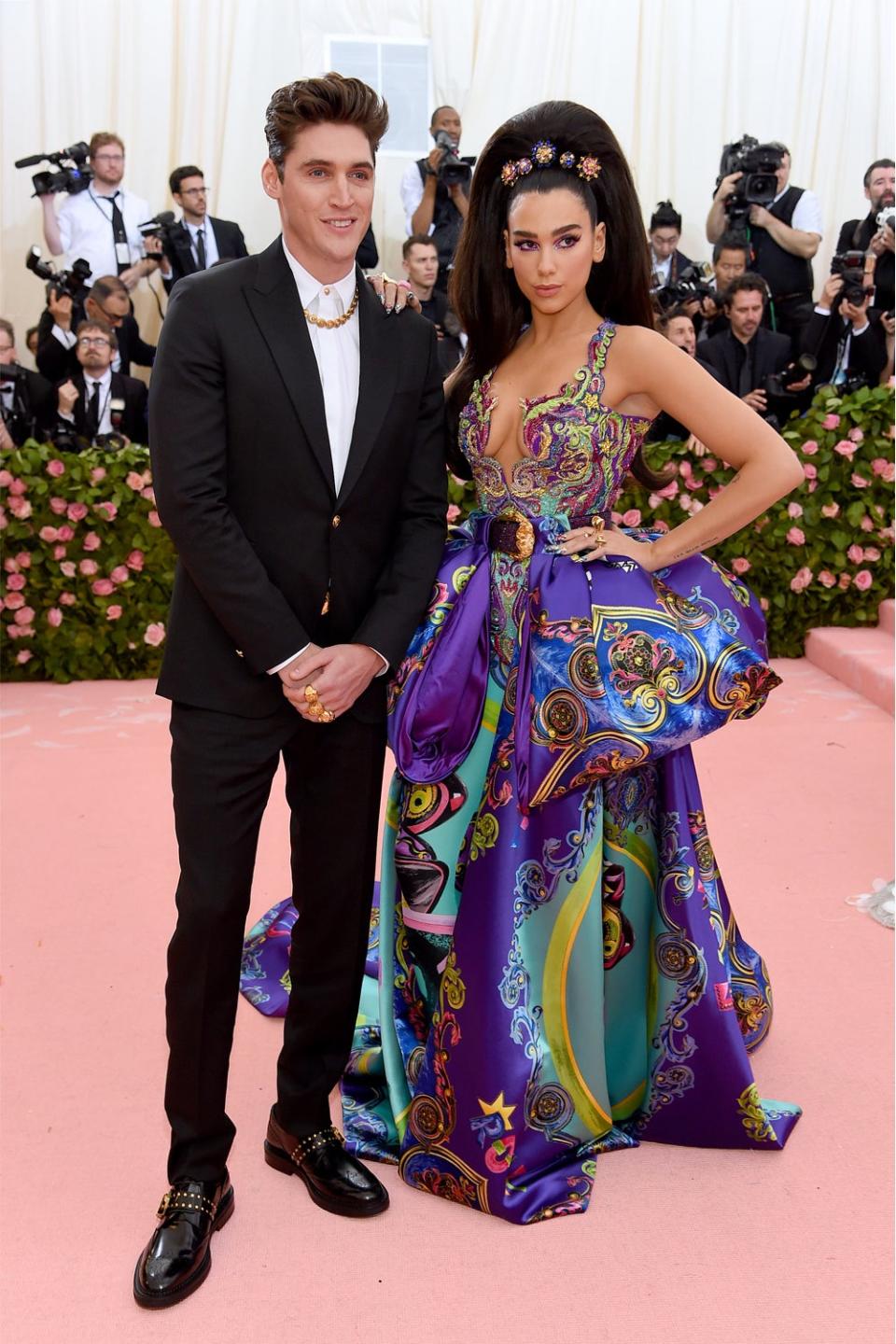 Exes: Lipa and Isaac Carew at the Met Gala (Jamie McCarthy/Getty Images)