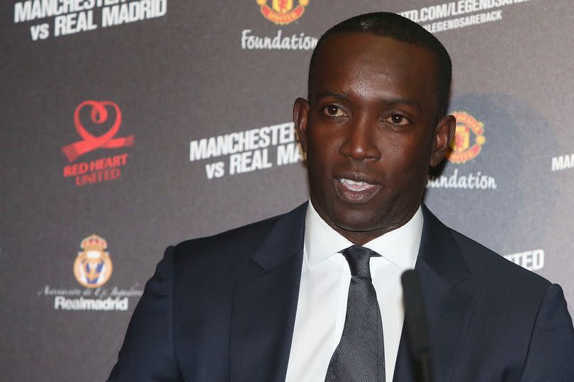 Photo shows Dwight Yorke