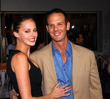 Estella Warren and Peter Berg at the LA premiere of Universal's The Rundown