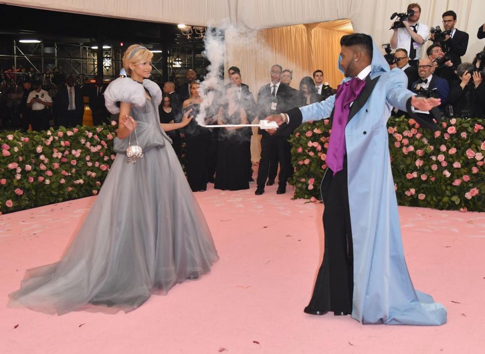 Law Roach and Zendaya at the 2019 Met Gala, with the theme: ‘Camp: Notes on Fashion' (ANGELA WEISS/AFP via Getty Images)