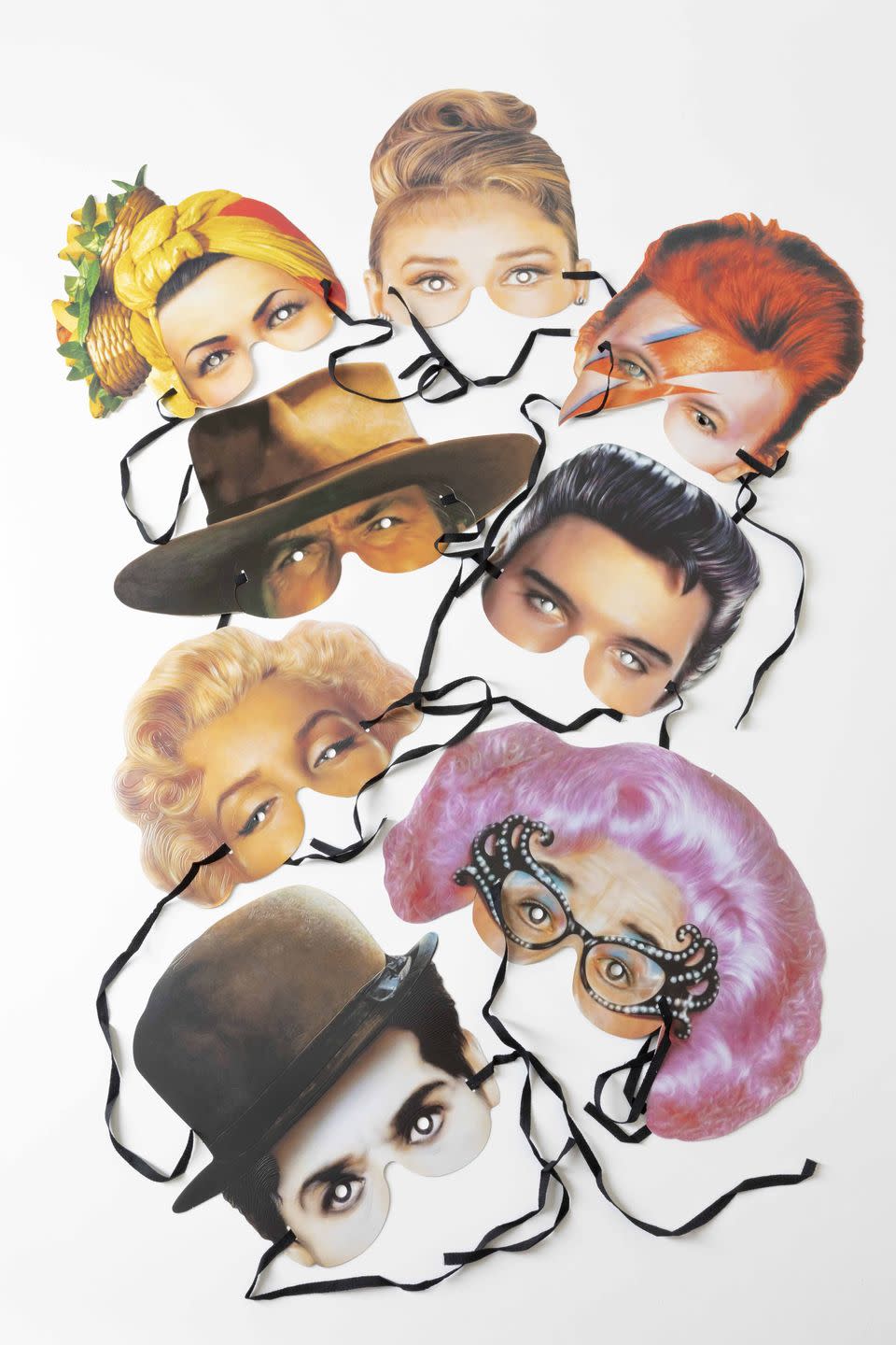 5) Set of 8 Icon Masks