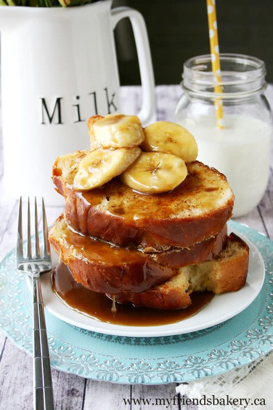 Bananas Foster French Toast