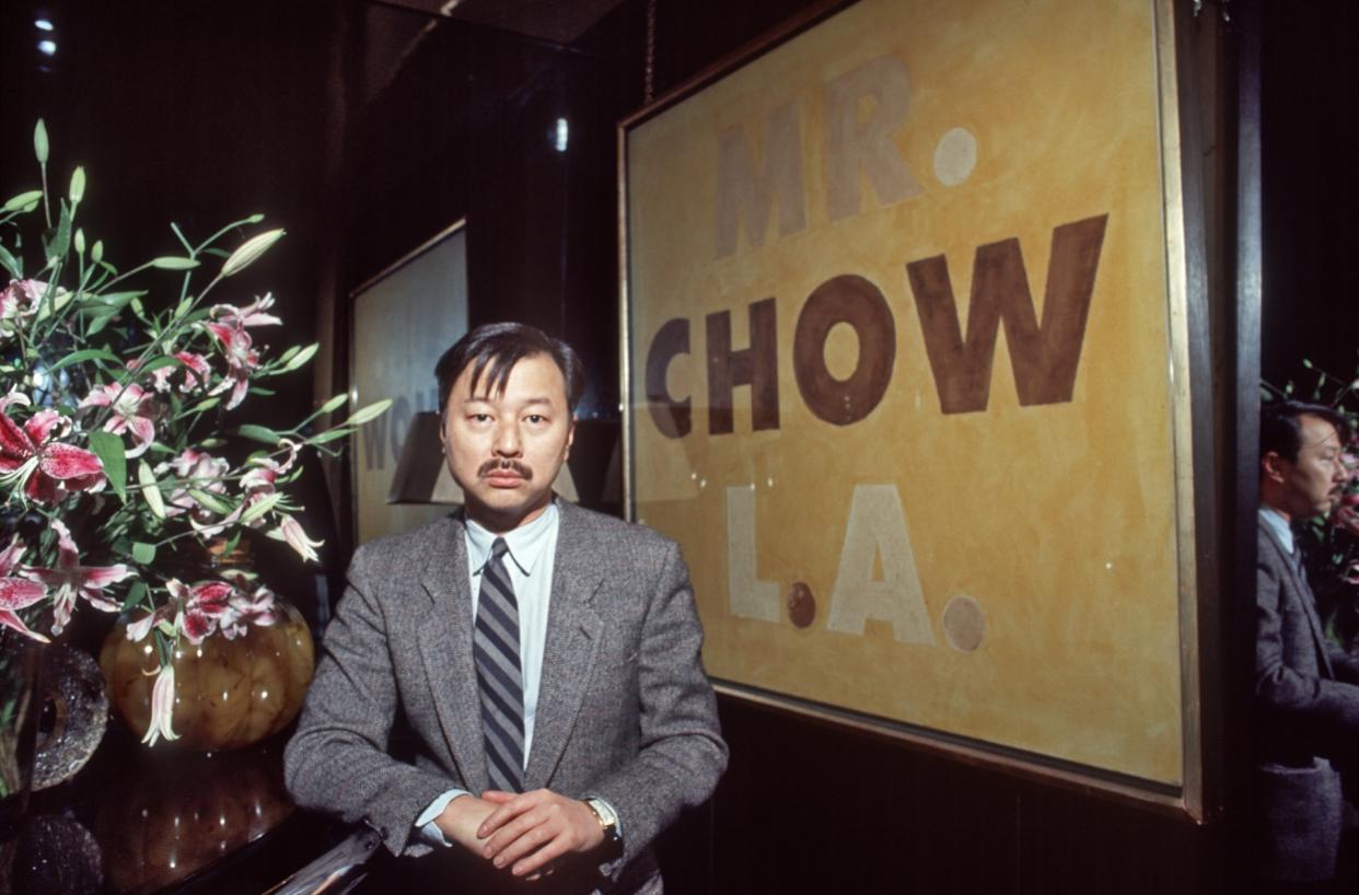 Chow at the opening of the L.A. branch of Mr. Chow (Courtesy HBO)