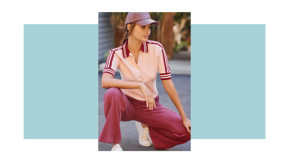 We love the classic styling of this golf-inspired top.