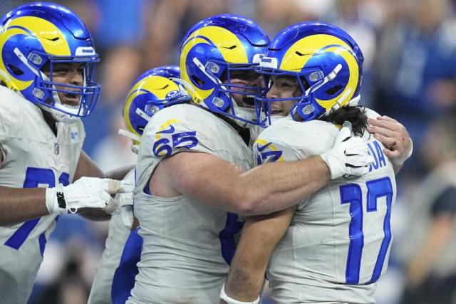 Los Angeles Rams - Heading into the locker room with the lead