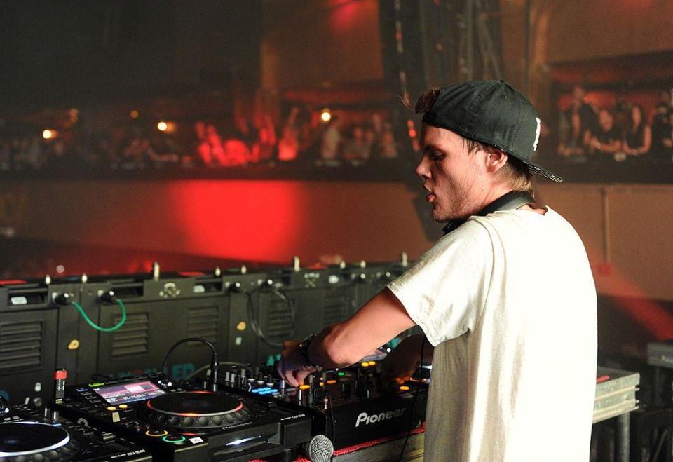 avicii en una presentación 