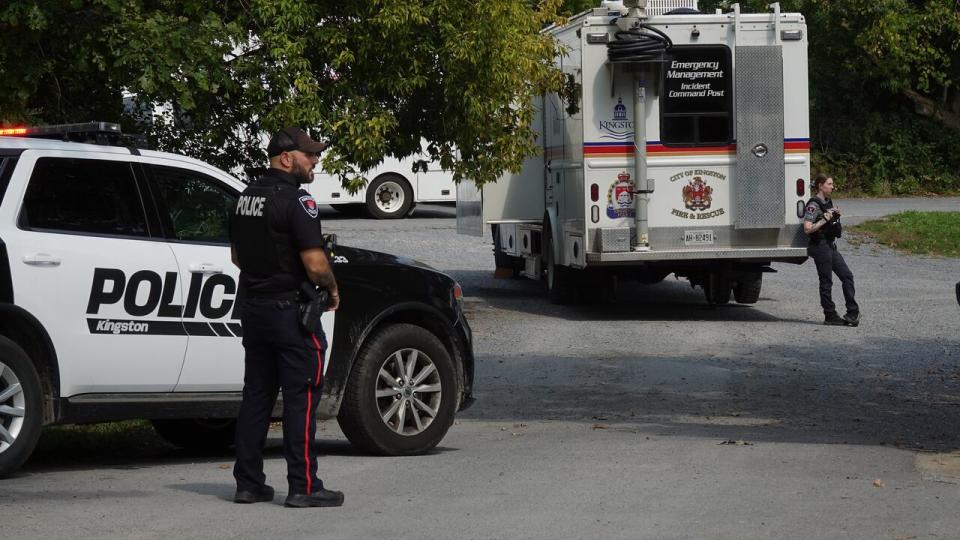 Police in Kingston, Ont., say they've closed Montreal Street near Belle Park after multiple stabbings and an ongoing standoff Thursday.