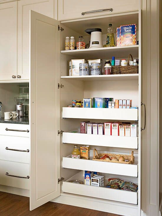 Pantry goals!!!  Kitchen pantry design, Kitchen organization