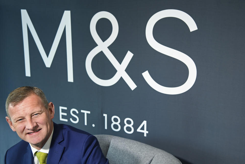 M&amp;S Steve Rowe, CEO of Marks and Spencer, poses for a photograph at the company head office in London, Britain, November 30, 2016. REUTERS/Toby Melville