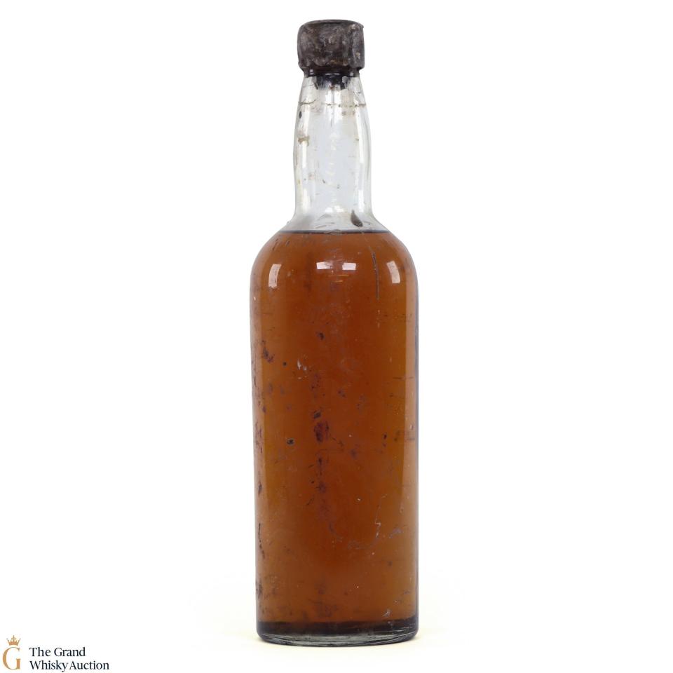 A bottle of whiskey salvaged from a 1941 shipwreck off the coast of Scotland was expected to sell for thousands of dollars at auction this week.