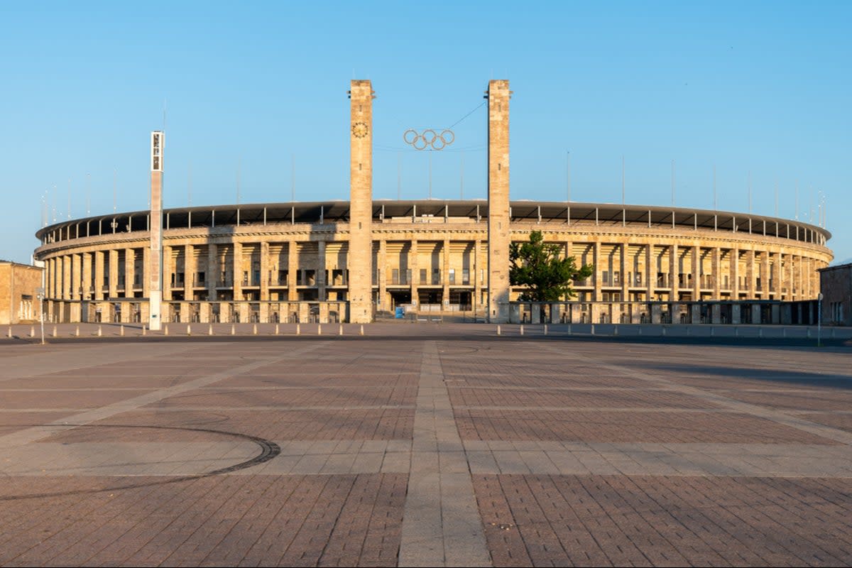 Final countdown: Olympiastadion, Berlin, where the Euro 2024 final will be played on 14 July (Getty)