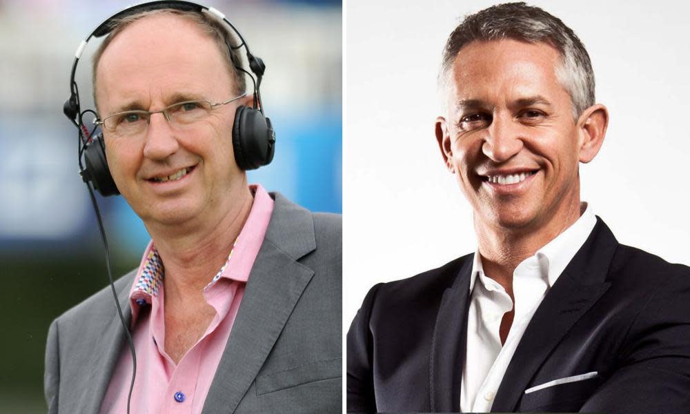 Jonathan Agnew and Gary Lineker