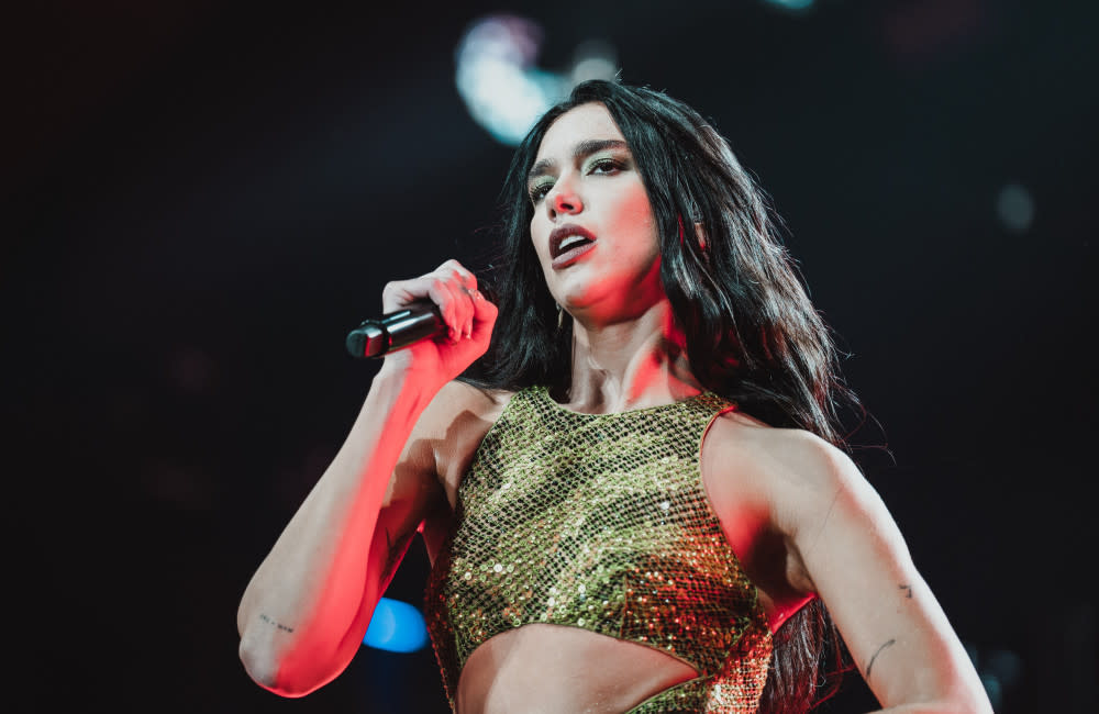 Dua Lipa is concerned her album could be leaked credit:Bang Showbiz