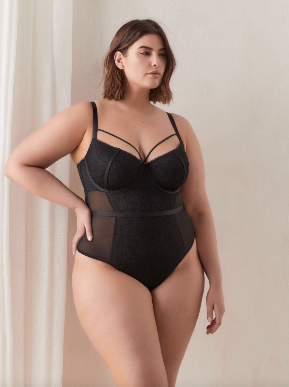 Penningtons Boudoir Mesh Bodysuit (Photo via Penningtons)