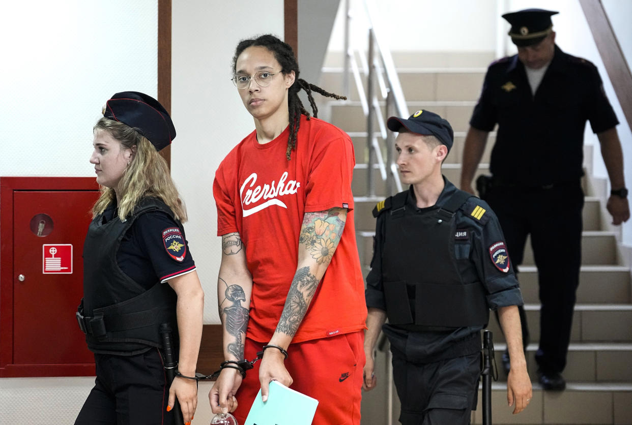 Image: Brittney Griner (Alexander Zemlianichenko / AP)