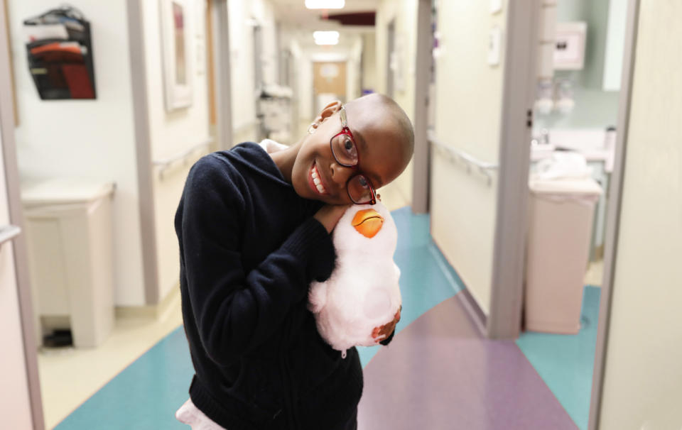 Aflac's robotic therapy ducks have started waddling their way to children's