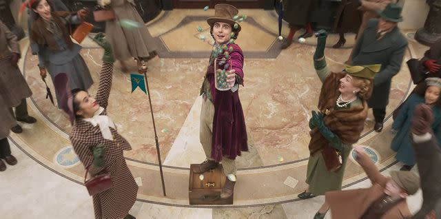 Warner Bros. Pictures Timothée Chalamet as Willy Wonka in 'Wonka'