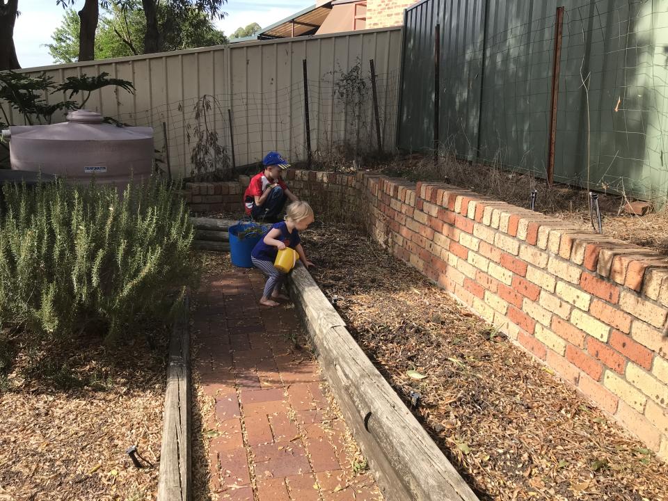 The gardening competition run by Yates aims to encourage other kids to get involved. Source: Supplied